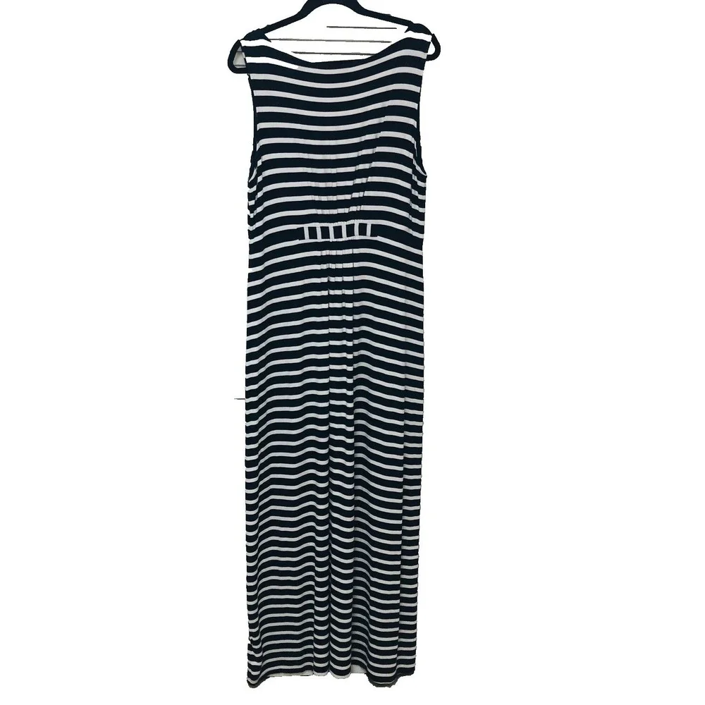 BODEN Womens Maxi Dress 16L Tall‎ 20L UK Stripe Knit Nautical Beachy Coastal